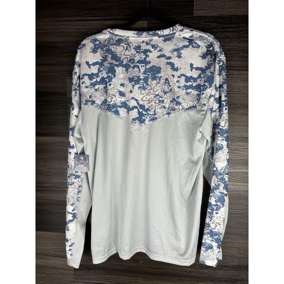 HUK Mens Icon X Tide Change Long Sleeve Fishing Shirt Size M NWT Ret $50.00 New‎ - Picture 2 of 4